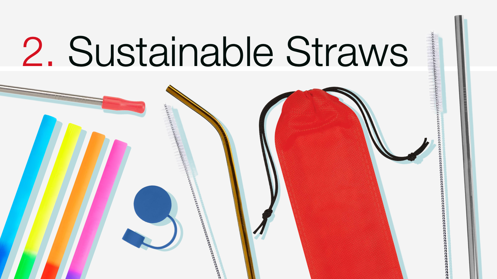 2. Sustainable straws